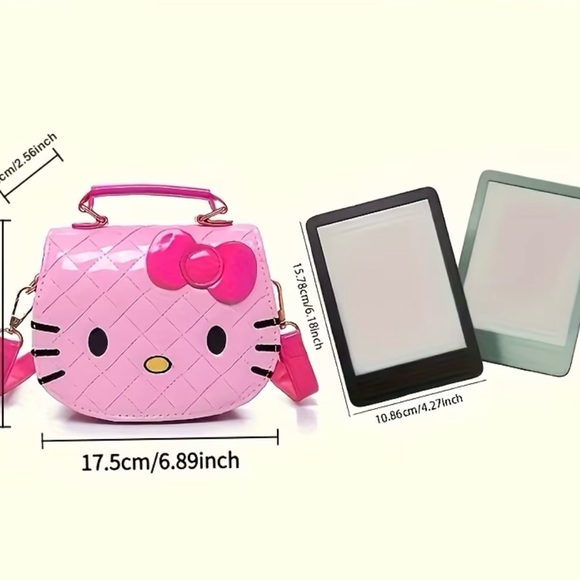Sanrio Hello Kitty Dark Pink Crossbody Bag - Picture 4 of 11